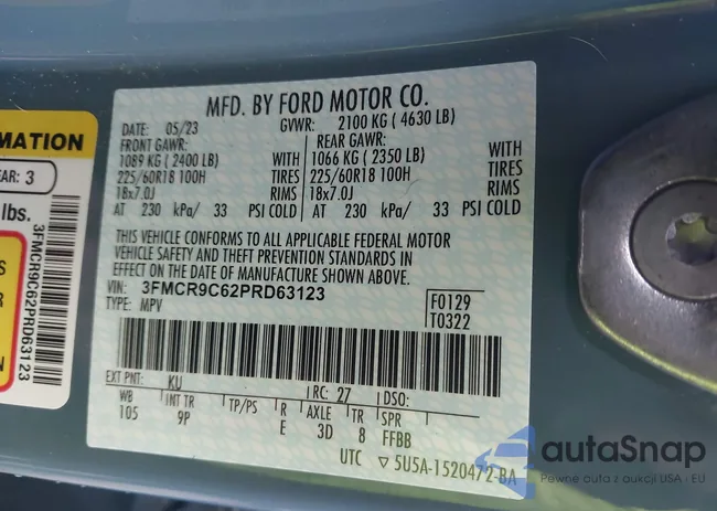 3FMCR9C62PRD63123: 42507189