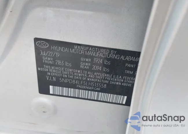 5NPD84LF5LH513558: 41509972