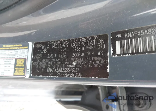 KNAFX5A82G5546137: 41510324