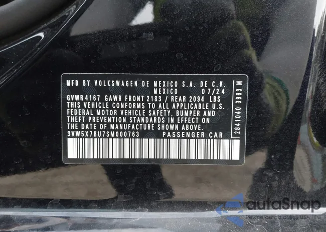 3VW5X7BU7SM000763: 41510493