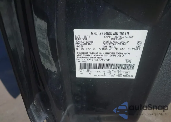 1FTFX1EFXEFA89489: 41512226