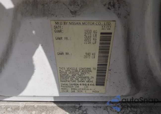 1N4AL3AP8DN496446: 41513217