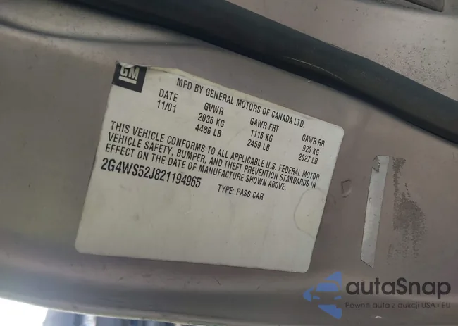 2G4WS52J821194965: 41514752