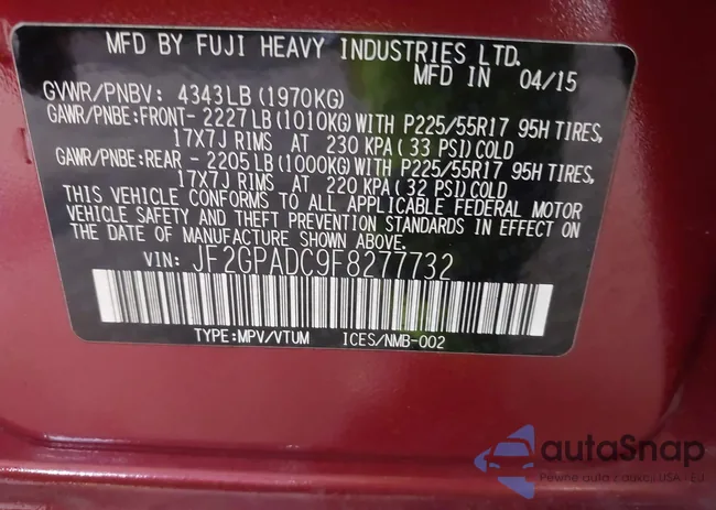 JF2GPADC9F8277732: 41515085