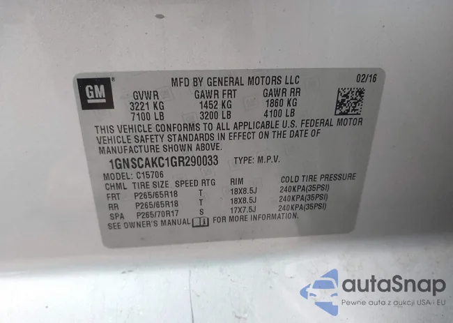 1GNSCAKC1GR290033: 41515358