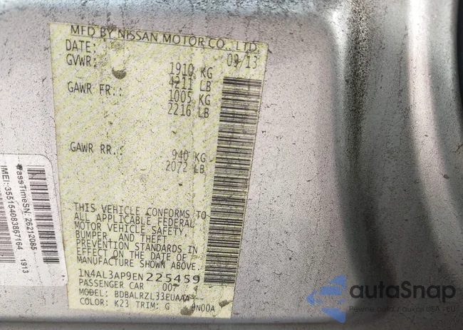 1N4AL3AP9EN225459: 41517053