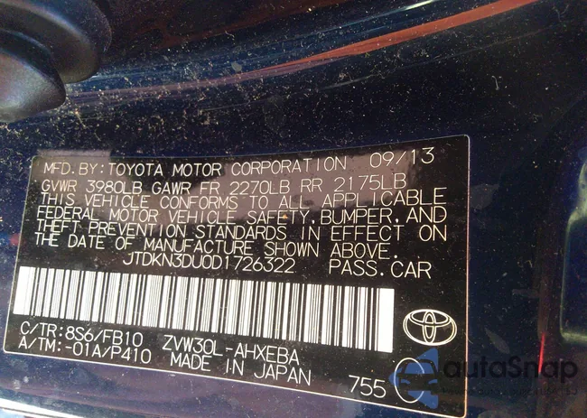 JTDKN3DU0D1726322: 41517409