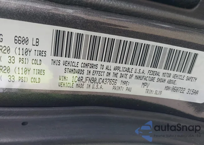 1C4RJFN90JC437656: 41518770