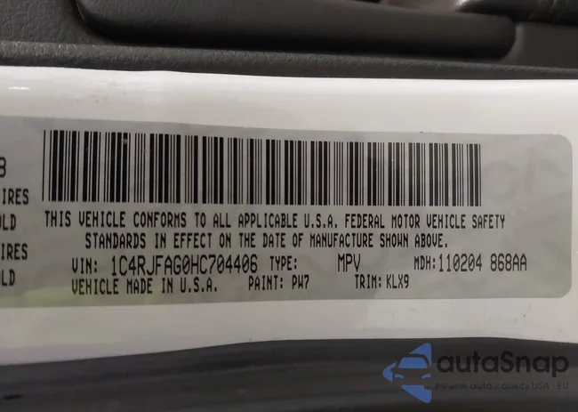 1C4RJFAG0HC704406: 41520261