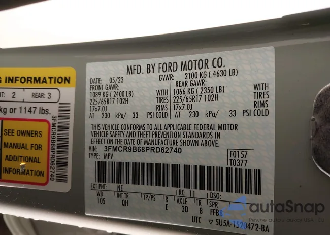 3FMCR9B68PRD62740: 41519625