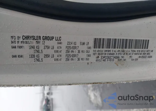 3C4PDCBG2CT346900: 41523240