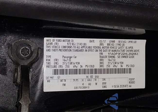 1FADP3F22HL292063: 41525805