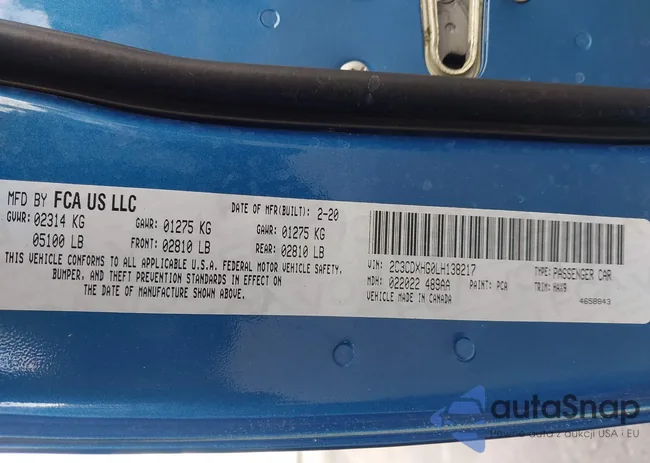 2C3CDXHG0LH138217: 41528022