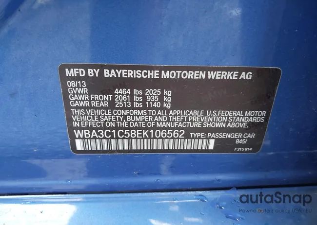 WBA3C1C58EK106562: 41528774