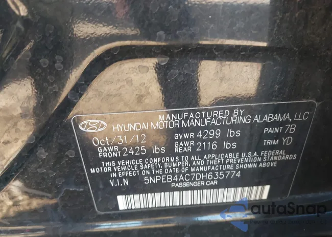 5NPEB4AC7DH635774: 41529342