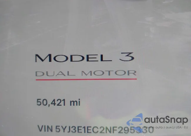 5YJ3E1EC2NF295330: 41533304