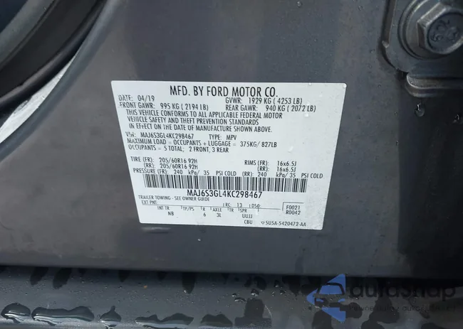 MAJ6S3GL4KC298467: 41535225