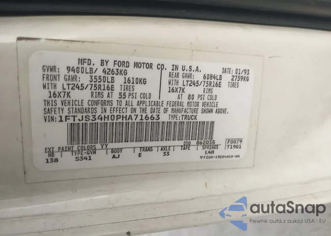 1FTJS34H0PHA71663: 41541054