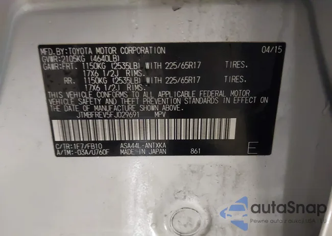 JTMBFREV5FJ029691: 41542606