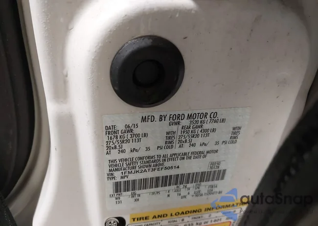 1FMJK2AT3FEF50514: 41550124