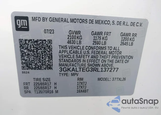 3GKALTEG3RL137277: 41553961