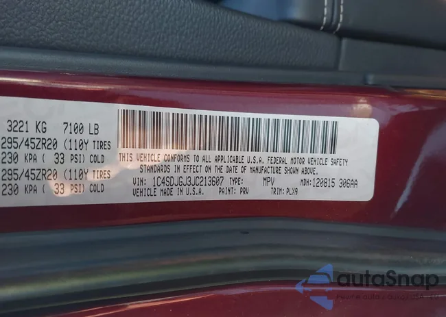 1C4SDJGJ3JC213607: 41554313