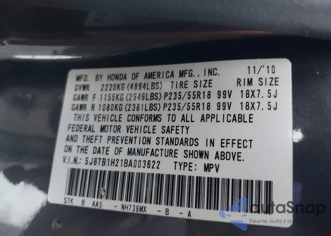 5J8TB1H21BA003622: 41557779