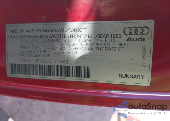 TRUSC28NX21031982: 41559692