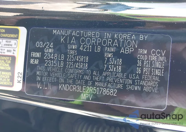 KNDCR3LE2R5178682: 41559644