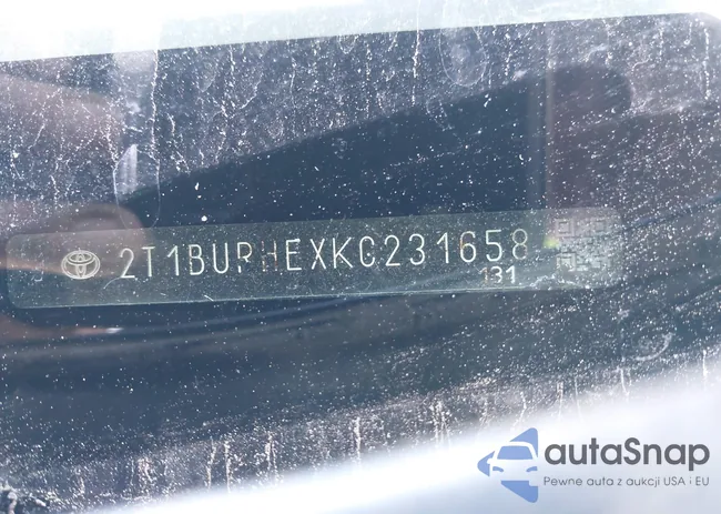 2T1BURHEXKC231658: 41561644