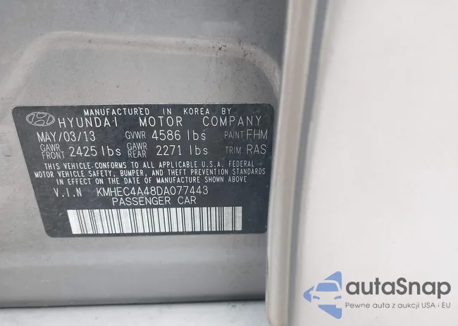 KMHEC4A48DA077443: 41563069