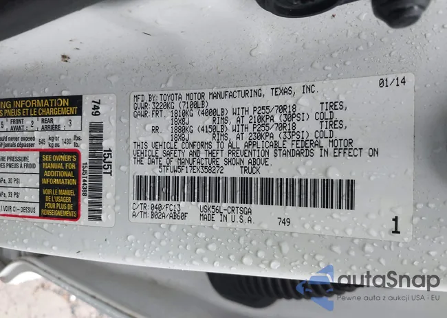 5TFUW5F17EX358272: 41563853