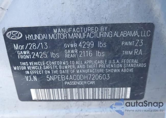 5NPEB4AC0DH720603: 41563302