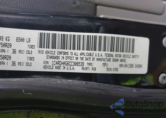 1C4RDHAG6CC308539: 41563562