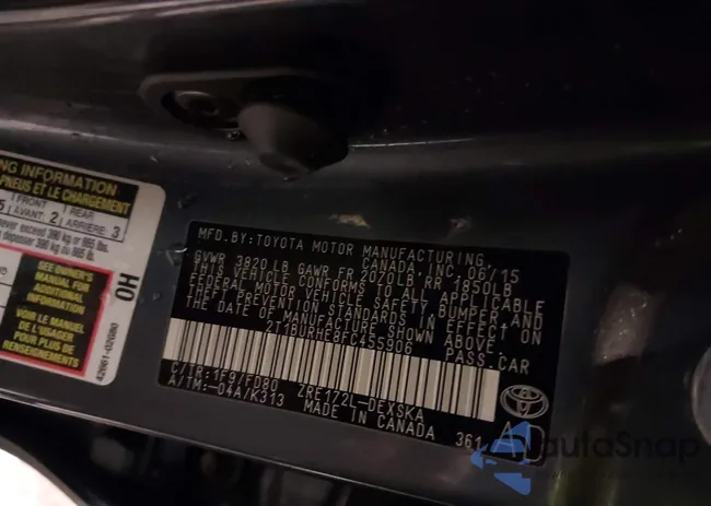 2T1BURHE8FC455906: 41564353