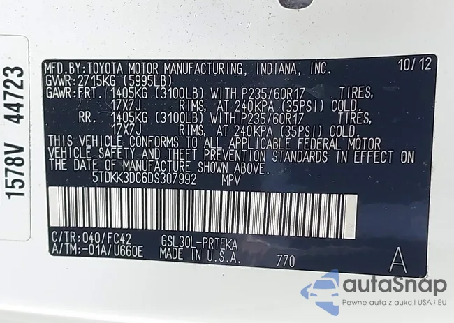 5TDKK3DC6DS307992: 41567107