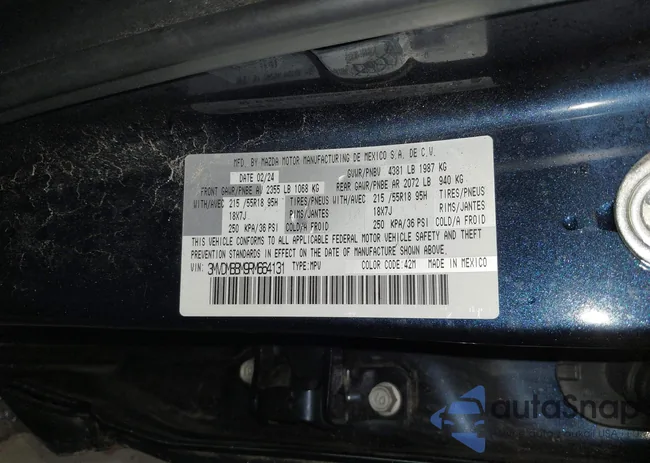 3MVDMBBM9RM664131: 41569500