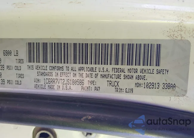 1C6RR7VT2JS180586: 41570976