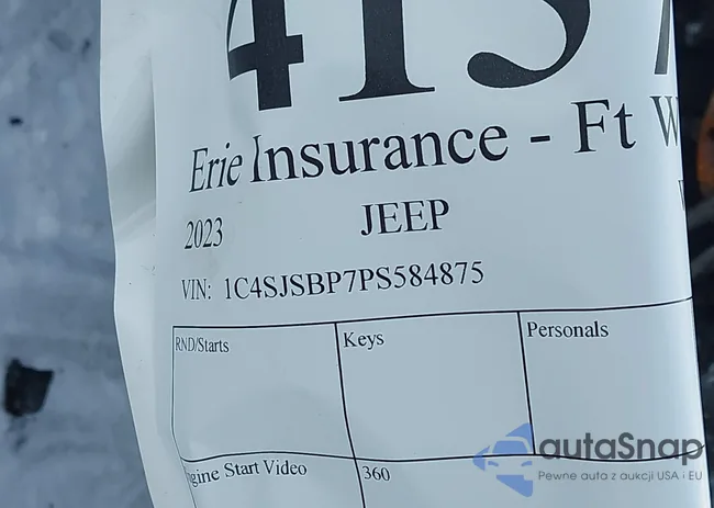 1C4SJSBP7PS584875: 41575103