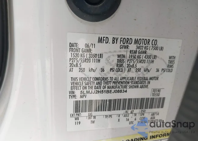 5LMJJ2H51BEJ08834: 41574357