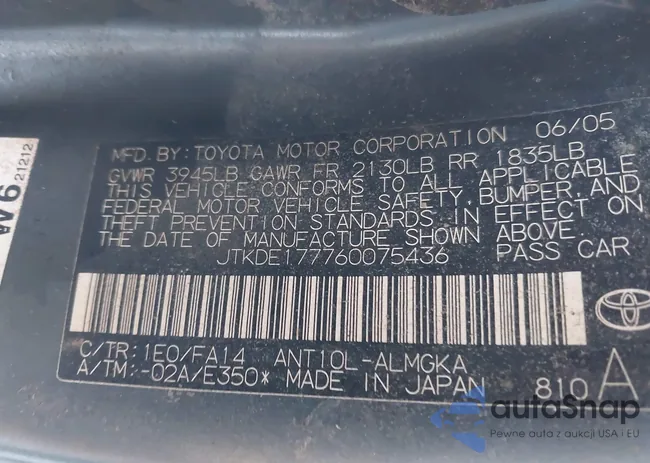 JTKDE177760075436: 41574472