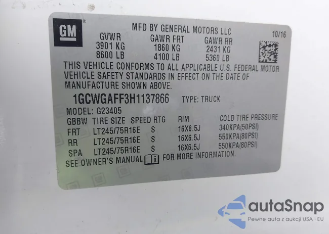 1GCWGAFF3H1137866: 41576864