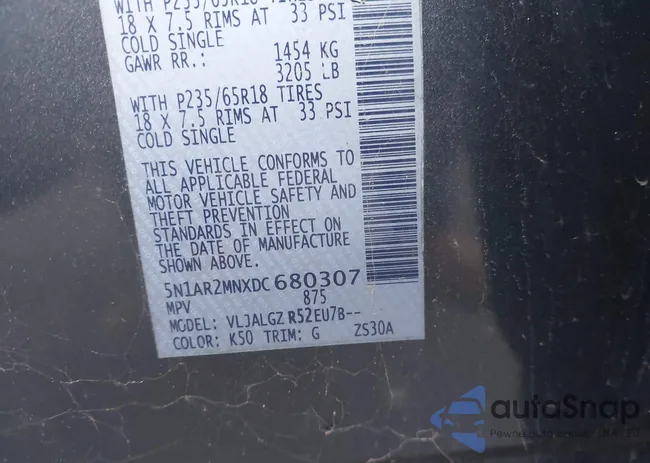 5N1AR2MNXDC680307: 41577082