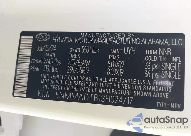 5NMMADTB1SH024717: 41577463