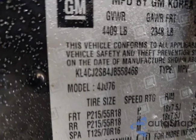 KL4CJ2SB4JB558468: 41578688