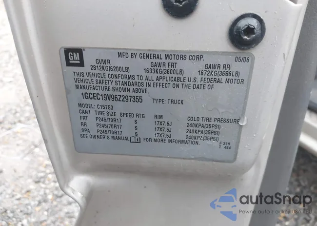 1GCEC19V96Z297355: 41579544