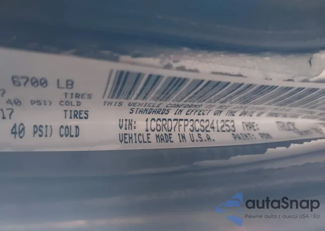 1C6RD7FP3CS241253: 41580764