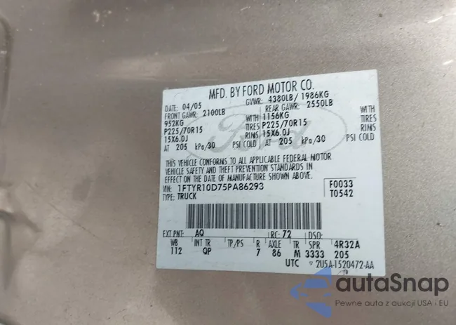 1FTYR10D75PA86293: 41583819