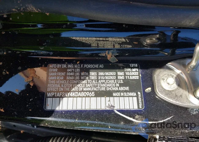 WP1AF2AY4KDA80965: 41584849