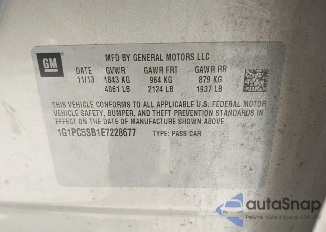 1G1PC5SB1E7228677: 41584343